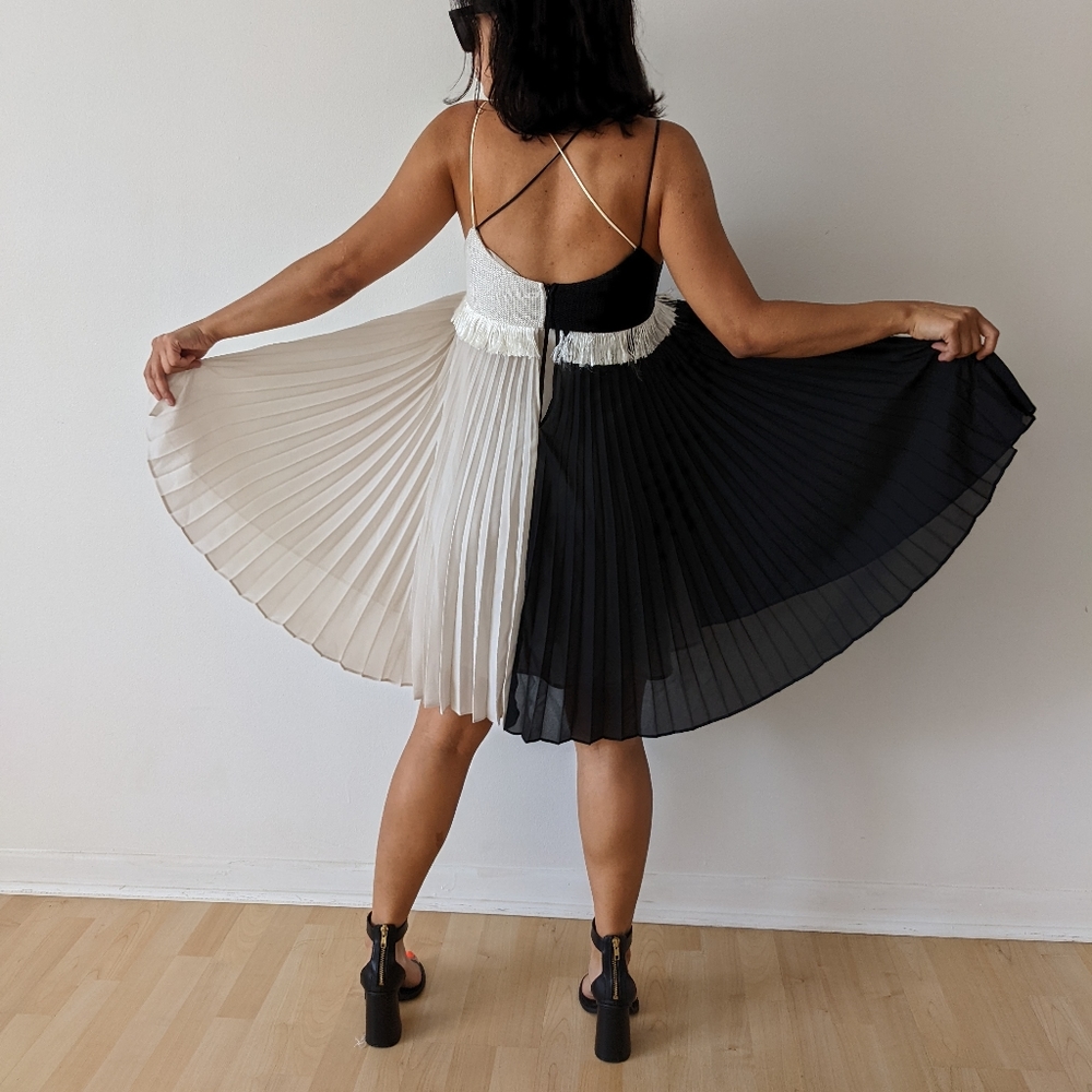 Pinko Italy dress , size S , black and white